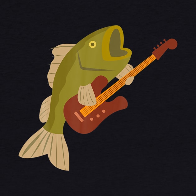 Bass Bassist Fish Freshwater Music Instrument Fisherman Meme by Danielss